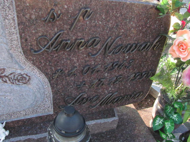 Anna Nowak 1943 Góra - Grobonet - Wyszukiwarka osób pochowanych