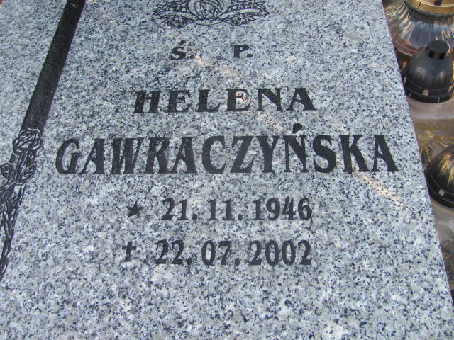 Helena Gawraczyńska 1946 Góra - Grobonet - Wyszukiwarka osób pochowanych