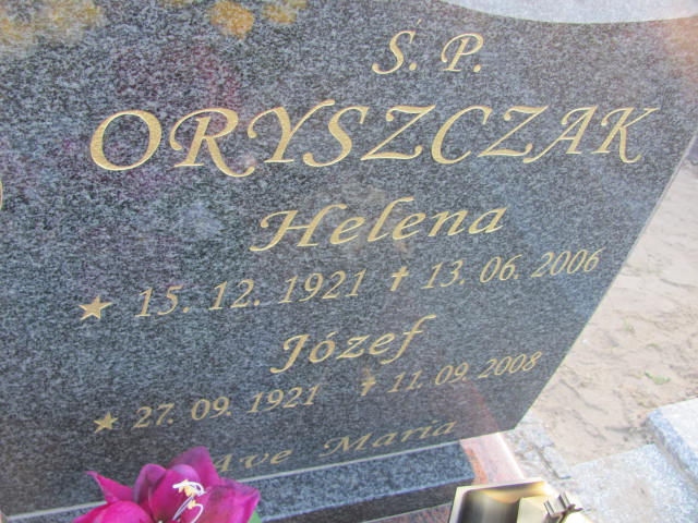 Helena Oryszczak 1921 Góra - Grobonet - Wyszukiwarka osób pochowanych