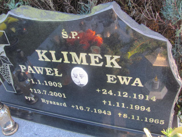 Paweł Klimek 1903 Góra - Grobonet - Wyszukiwarka osób pochowanych