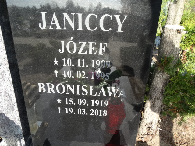 Grób Bronisława Janicka
