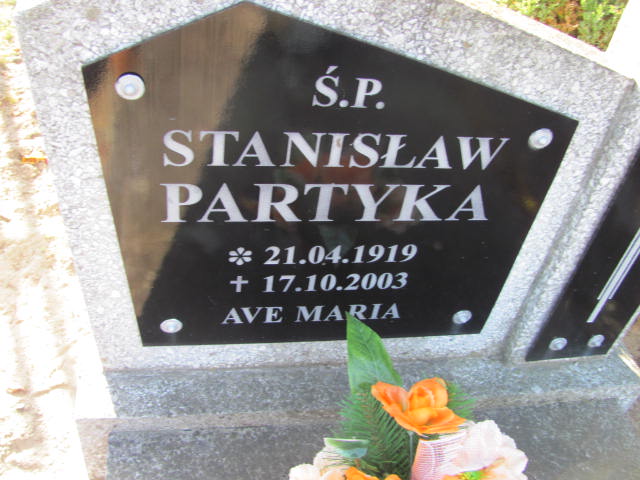 Stanisław Partyka 1919 Góra - Grobonet - Wyszukiwarka osób pochowanych