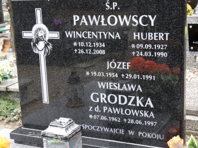 Józef Pawłowski 1954 Góra - Grobonet - Wyszukiwarka osób pochowanych