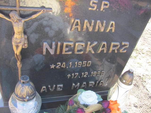 Anna Nieckarz 1950 Góra - Grobonet - Wyszukiwarka osób pochowanych