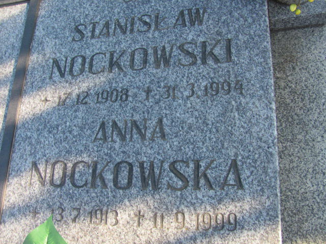 Stanisław Nockowski 1908 Góra - Grobonet - Wyszukiwarka osób pochowanych