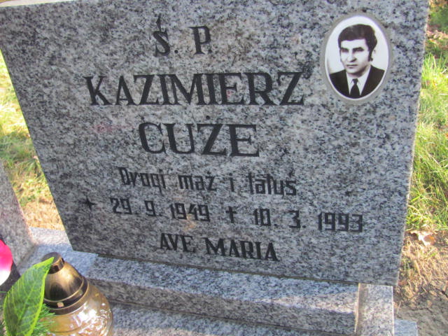 Kazimierz Cuże 1949 Góra - Grobonet - Wyszukiwarka osób pochowanych