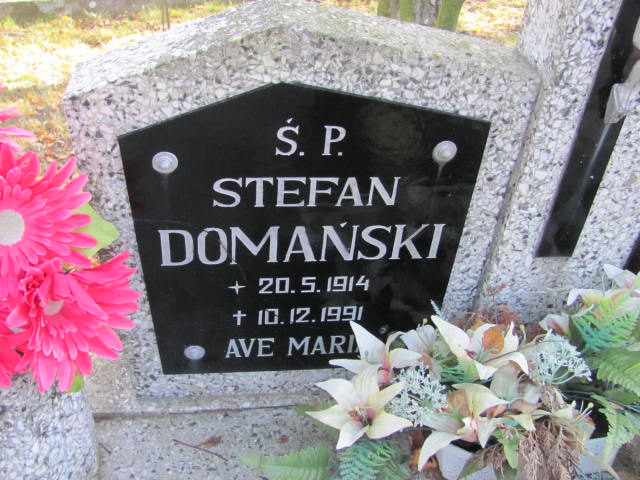 Stefan Domański 1914 Góra - Grobonet - Wyszukiwarka osób pochowanych