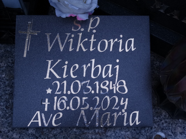 Grób Grzegorz Kierbaj