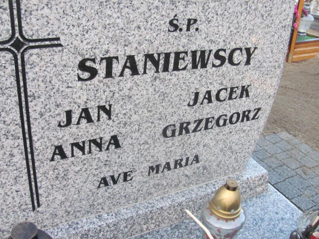 Jacek Staniewski 1962 Góra - Grobonet - Wyszukiwarka osób pochowanych