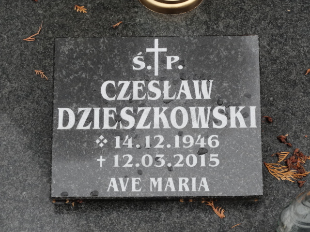 Grób Czesław Dzieszkowski