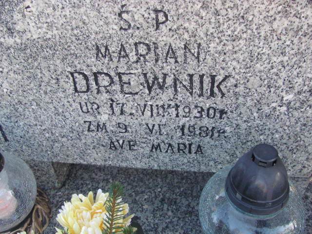 Marian Drewnik 1930 Góra - Grobonet - Wyszukiwarka osób pochowanych