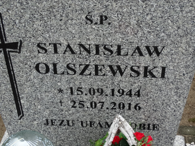 Grób Stanisław Olszewski