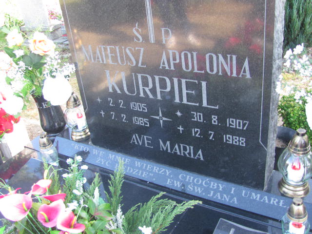 Maria Kurpiel 1937 Góra - Grobonet - Wyszukiwarka osób pochowanych